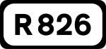 R826 road shield}}