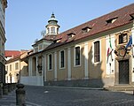 Vista dalla Vlasska dell'antica Congregazione, attuale IIC.