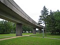 Métro entre les stations Cité Scientifique - Pr Gabillard et Quatre Cantons - Stade Pierre-Mauroy