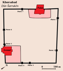 City plan of Dur-Sharrukin