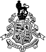 Arms of King's College, used sometime in 1911
