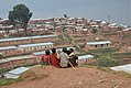 A Congolese refugee camp in Rwanda