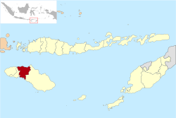 Location within East Nusa Tenggara