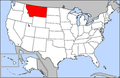 Montana is larger than every state it borders; only Alaska and Wyoming have a lower population density.
