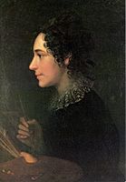 Marie Ellenrieder, Self-portrait as a Painter, 1819
