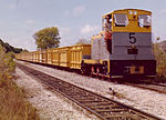 A phosphate train in Nauru in 2005