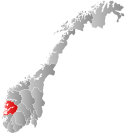 Hordaland within Norway