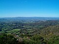 Panorama sur le Morvan depuis Uchon.