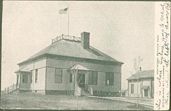 View of Scituate High School in circa 1905.