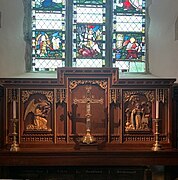 Reredos from c.1912 by C.E. Kempe & Co