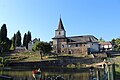 Panorama du village depuis l'étang.