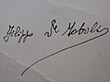 Signature de Filippo De Nobili