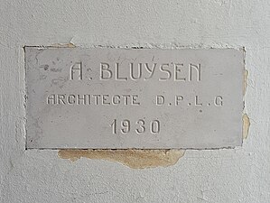 Signature d'A. Bluysen à Vittel.