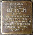 Stolperstein for Edith Stein.