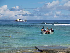 Barge vers les Tokelau