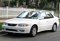 Corolla Sedan 2001-2002 (Amérique du Nord).