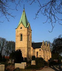 Uppåkra kyrka i mars 2010