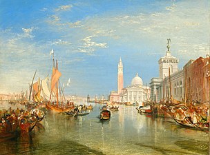 Venice – The Dogana and San Giorgio Maggiore, c. 1834, National Gallery of Art, Washington D.C.