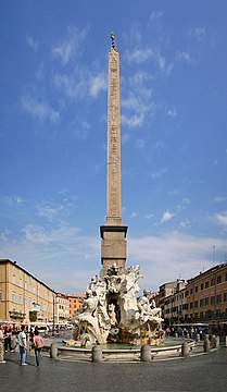 Fontaine des Quatre-Fleuves.