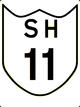 State Highway 11 shield}}