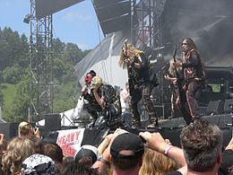 Lizzy Borden performing at the 2008 Bang Your Head festival in Germany