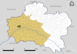 Ingré dans l'arrondissement d'Orléans en 2020.