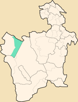 Location within Potosí Department