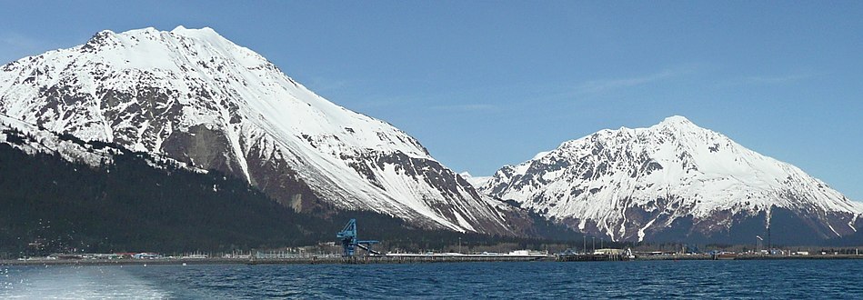 Mt. Benson (left), Resurrection Peaks (right)