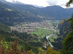 Vue du val Rendena.