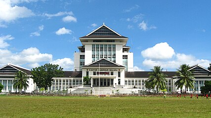 Le bureau du gouverneur à Ambon.