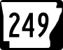 Highway 249 marker