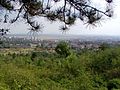 Panoramic view of the city visible from Borovets