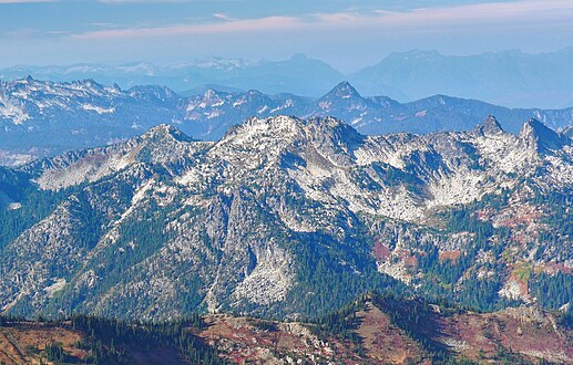 East aspect (centered) seen from Snowgrass Mountain