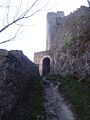 Burgruine Wartenfels: Zugang zur oberen Burg