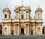 A baroque church, front view