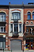 2010 : maison Art nouveau par Zacharie Clercx à la rue de Marcinelle.