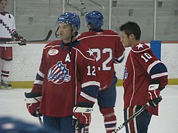 Chris Taylor et Jamie Johnson avec les Americans de Rochester