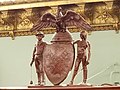 Ornamental shield and supporters in New York City Hall