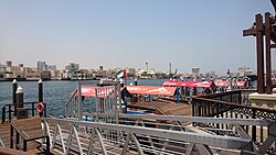 Dubai abra at Al Sabkha Marine Transport Station