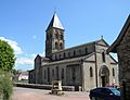 Vue générale extérieure de l'église.