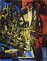 Jazz, 1956, olio su tela, 70 x 55 cm, Venezia, collezione privata