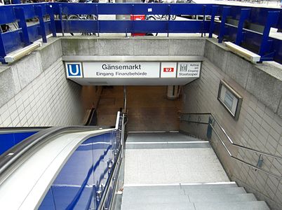 One of the station's entrances