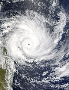 Cyclone Gafilo, by NASA