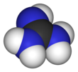 Spacefill model of guanidine