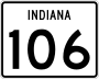 State Road 106 marker