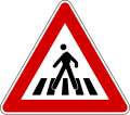 Pedestrian crossing ahead