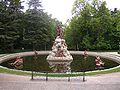 Fonte nos jardins do Palacio Real de La Granja de San Ildefonso.