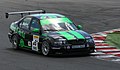 Hughes driving the Kartworld MG ZS at Snetterton during 2007.