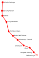 Map of the Kazan Metro.