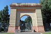 Replica of original Kezar Stadium entrance